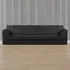 4-Seater Full Back Sofa - Black, Jumbo Cord