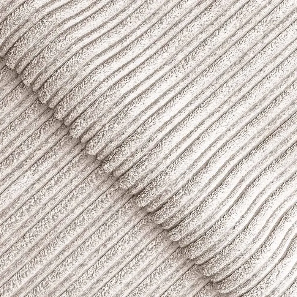 4-Seater Full Back Sofa Suite - Cream, Jumbo Cord