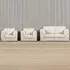 4-Seater Full Back Sofa Suite - Cream, Jumbo Cord