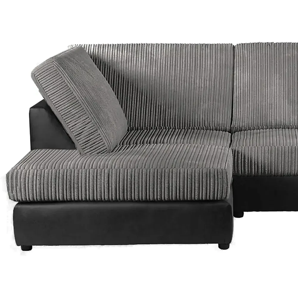 4-Seater L-Shaped Corner Sofa Right Hand - Multi, Jumbo Cord
