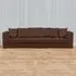 4-Seater Scatter Back Sofa - Chocolate, Jumbo Cord