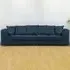 4-Seater Scatter Back Sofa - Navy Blue, Jumbo Cord