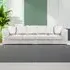 4-Seater Scatter Back Sofa - Silver, Jumbo Cord