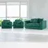 4-Seater Sofa Suite with Scatter Back - Teal, Jumbo Cord