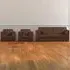 5-Seater Full Back Sofa Suite - Chocolate, Jumbo Cord