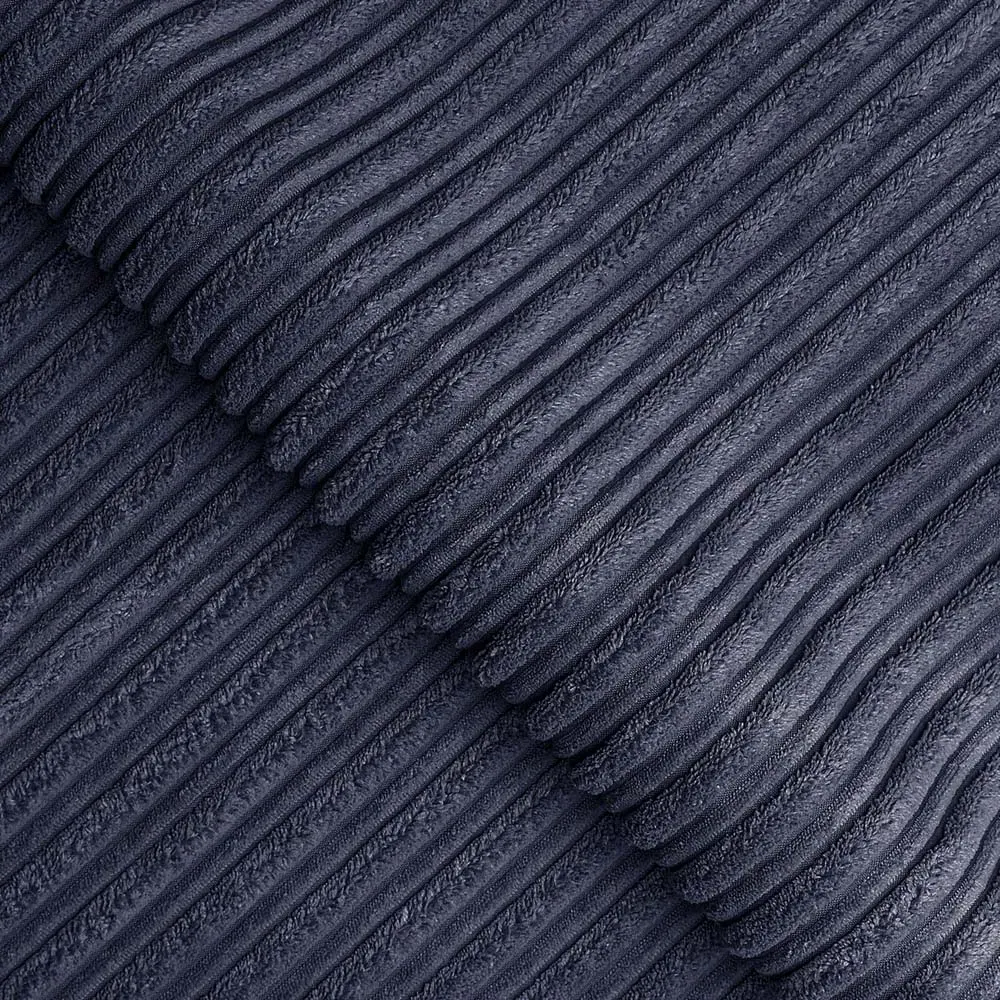 6-Seater Scatter Back Sofa Suite - Navy Blue, Jumbo Cord