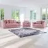 6-Seater Scatter Back Sofa Suite - Pink, Jumbo Cord