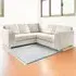 Luxor 5-Seater L-Shaped Corner Sofa Set - Cream, Jumbo Cord