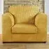 Single Seater Armchair - Mustard, Jumbo Cord