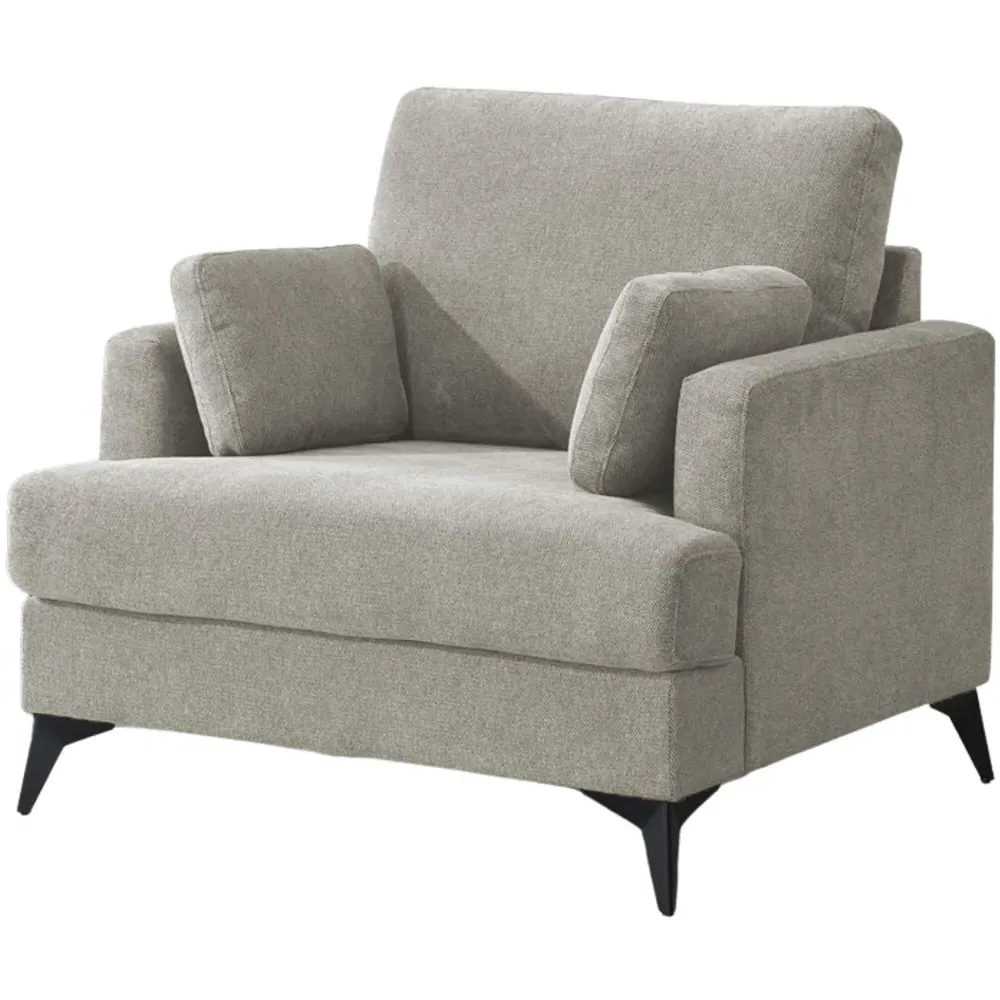 Oversized Armchair - Grey