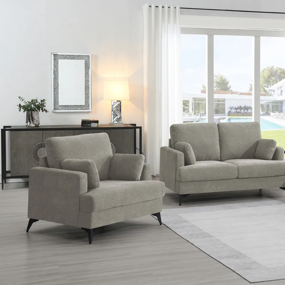 Oversized Armchair - Grey