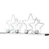 Dinner Candle Holder with Stars - Silver