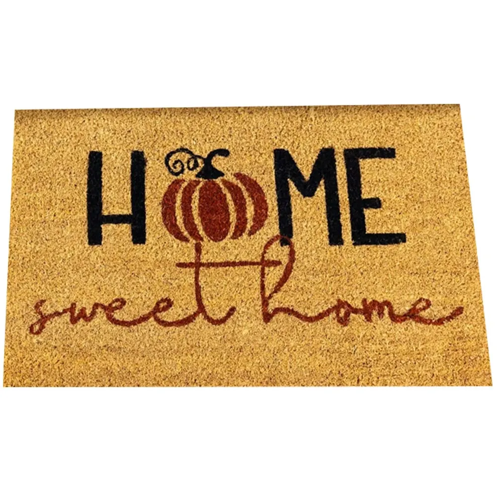 Home Sweet Home Coir Door Mat - Brown image
