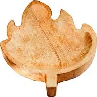 Marco Paul Leaf Tray - Brown, Mango Wood