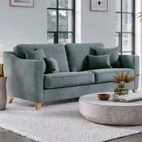 2-Seater Large Sofa - Grey, Denim