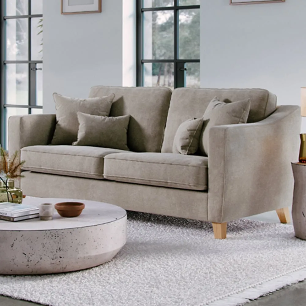 2-Seater Medium City Stone Sofa - Blonde