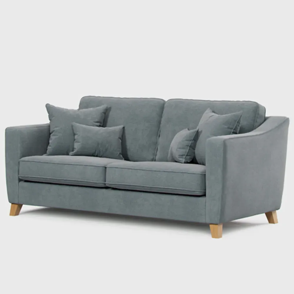 2-Seater Medium Sofa - Grey, Denim