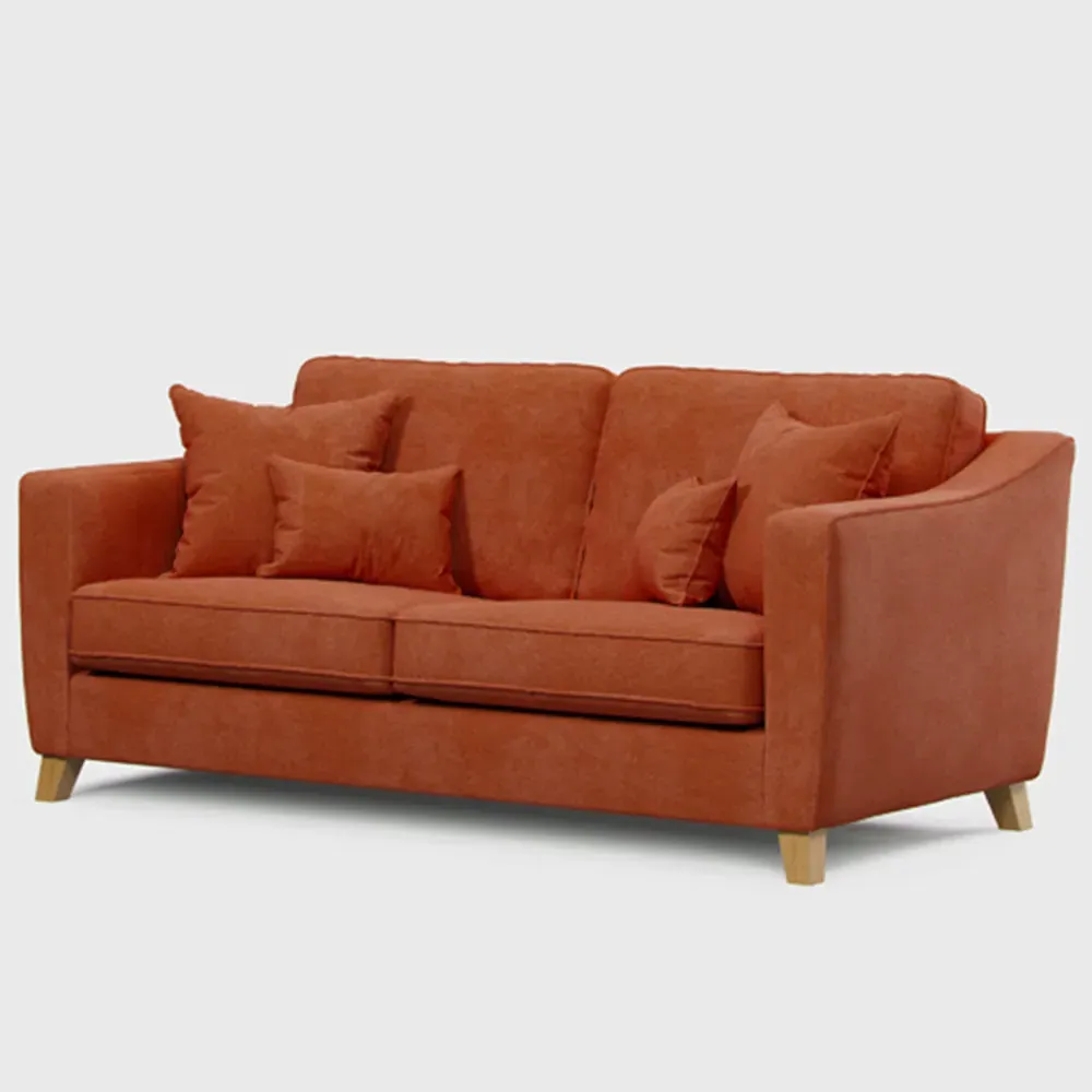 2 Seater Medium Sofa - Terracotta