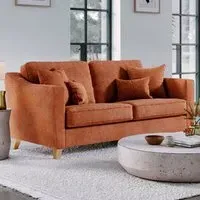 2 Seater Medium Sofa - Terracotta