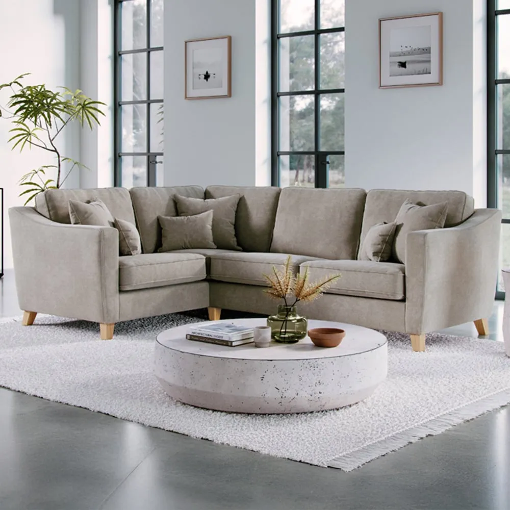 3-Seater Right Hand Corner Sofa - City Stone