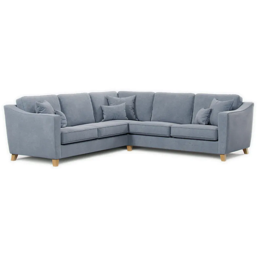 4-Seater Corner Sofa - Blue