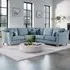 4-Seater Corner Sofa - Blue
