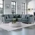 4-Seater Corner Sofa - City Denim