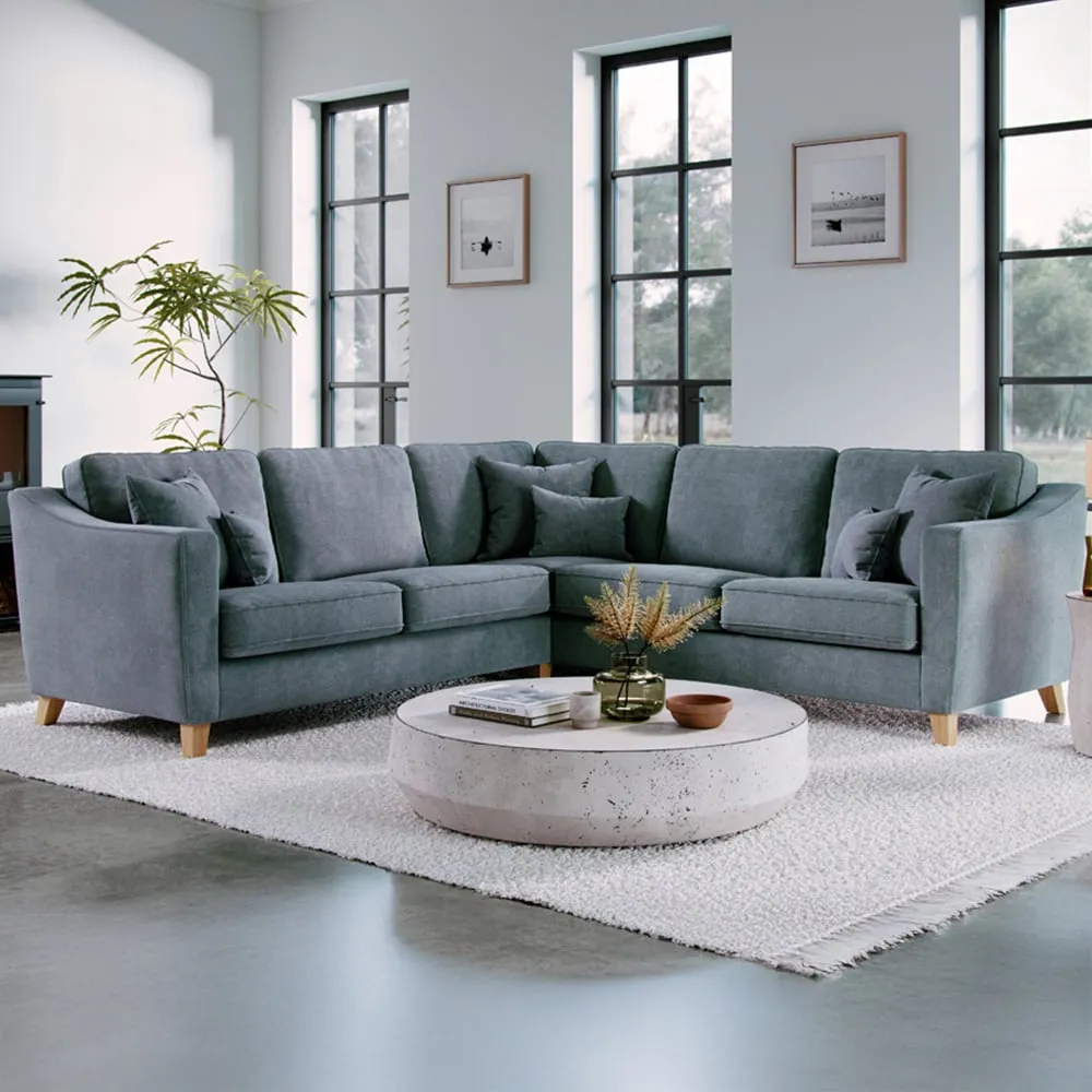 4-Seater Corner Sofa - City Denim