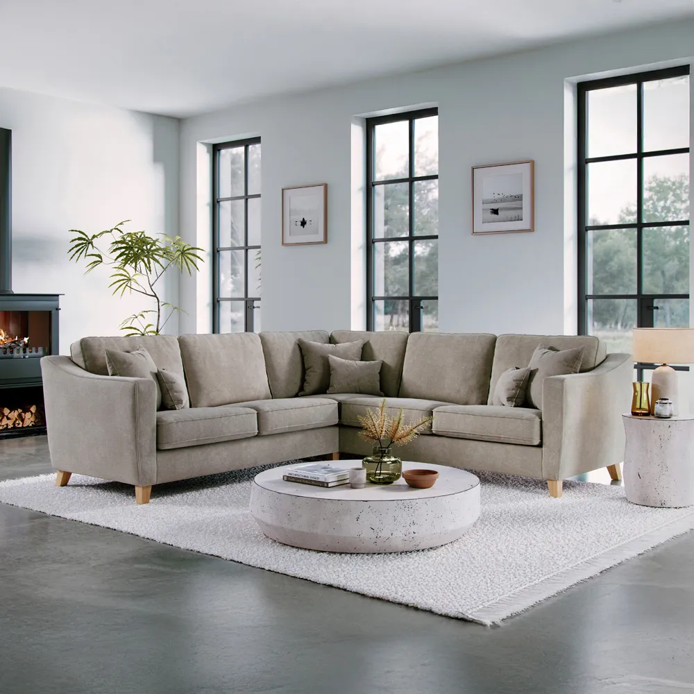 4-Seater Corner Sofa - City Stone