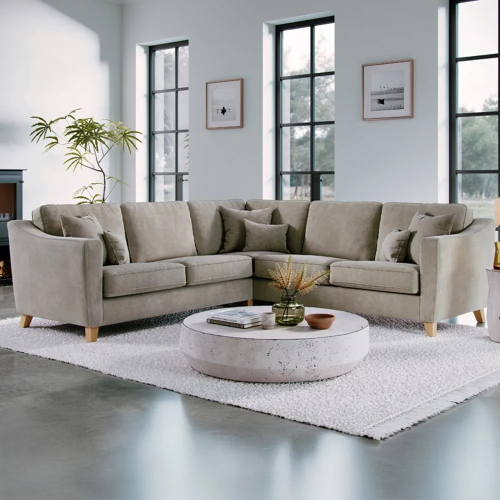 4-Seater Corner Sofa - City Stone