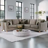 4-Seater Corner Sofa - Fossil