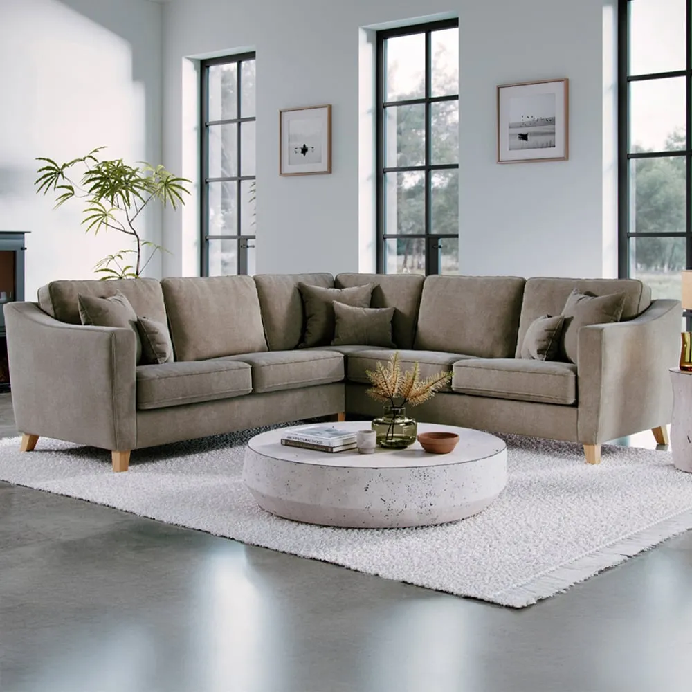 4-Seater Corner Sofa - Fossil