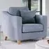 City Fine Blue Armchair - Blue