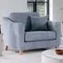 City Fine Blue Snuggle Chair - Blue