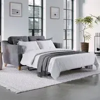 City Steel 2-Seater Sofa Bed - Grey