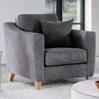 City Steel Armchair - Grey