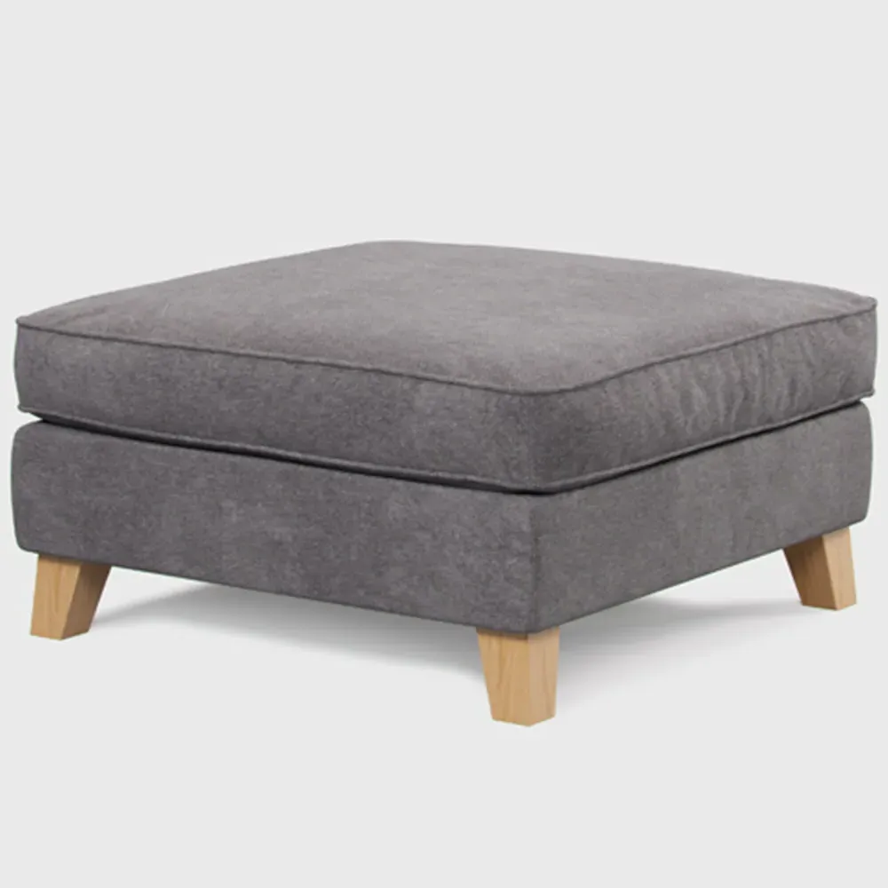 City Steel Footstool - Grey