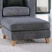 City Steel Footstool - Grey