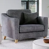 City Steel Snuggle Chair - Grey