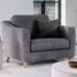 City Steel Snuggle Chair - Grey