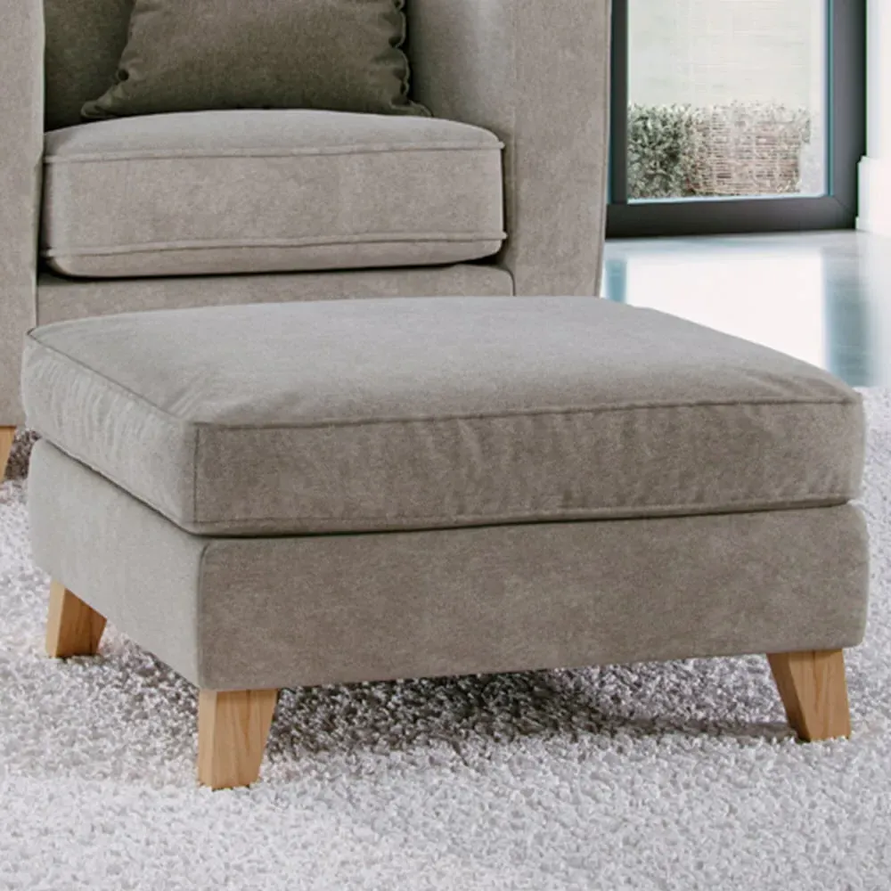 City Stone Footstool - Blonde image