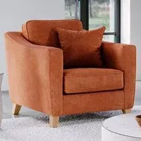 City Terracotta Armchair - Red