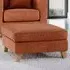 City Terracotta Footstool - Red