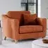City Terracotta Snuggle Chair - Red