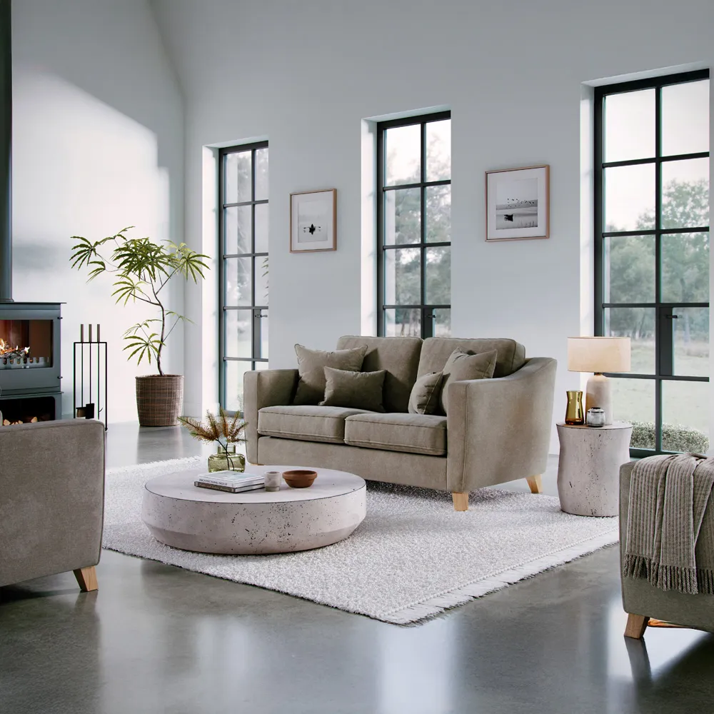 Small 2-Seater City Fossil Sofa - Blonde