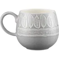 Impressions Leaf Mug - Grey