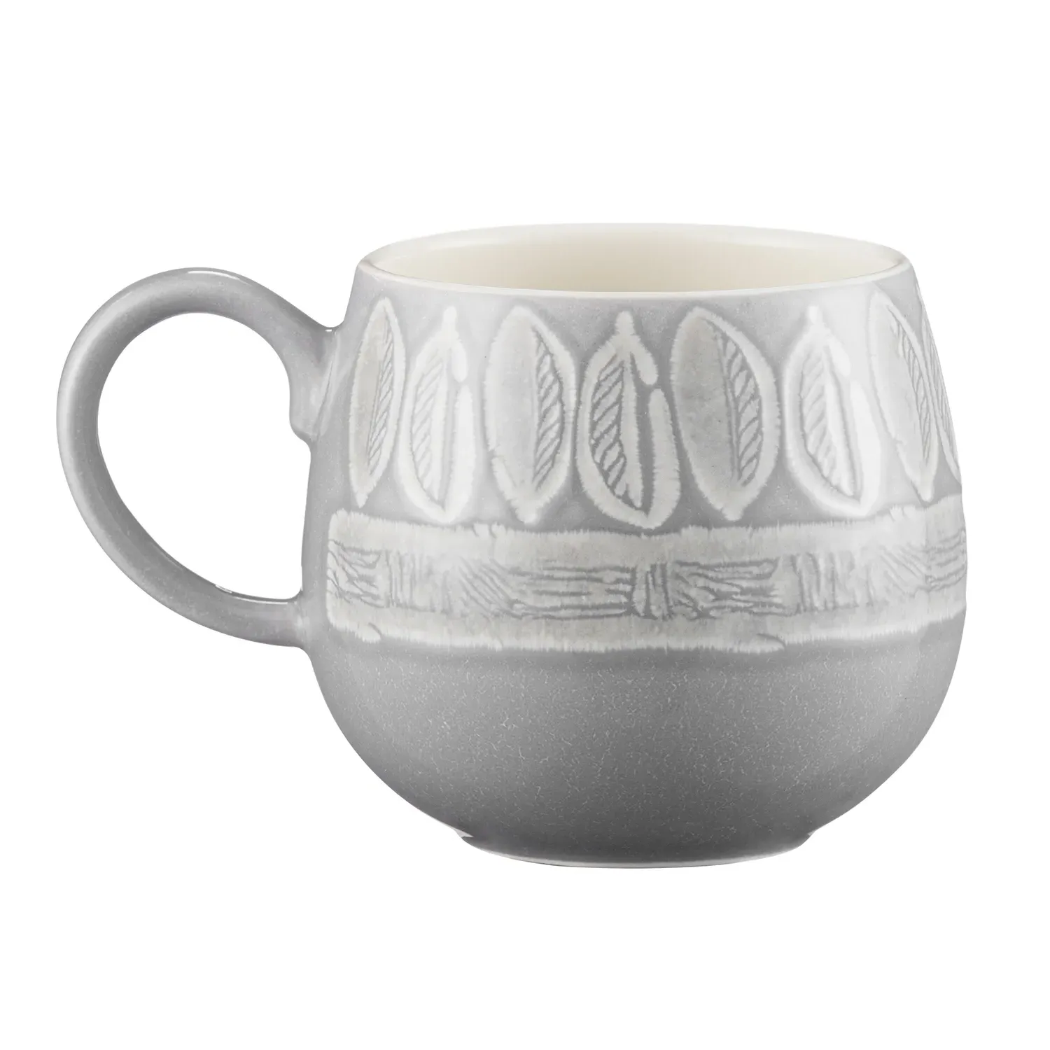 Impressions Leaf Mug - Grey image