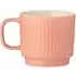 Mason Cash Embossed Line Mug - Coral