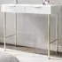 CARME Home 2 Drawer Dressing Table - White