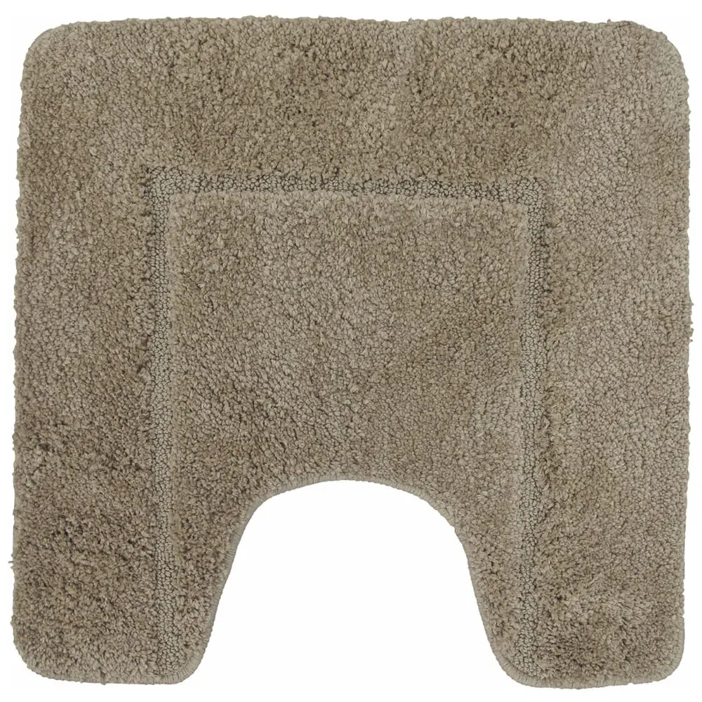 Micro Fibre Bath Mat Set - Brown